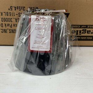 Set of 6 Royal Designs Black Mini Chandelier Lamp Shades 3" x 5" x 4.5" Clip-On